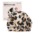 Recycled Polyester Luxe Shower Cap | Leopard - Shower Caps - KITSCH - The Grove