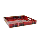 Red Plaid Tray - Tray - 8 Oak Lane - The Grove