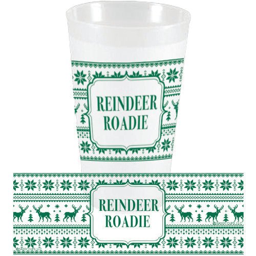 Reindeer Roadie Frost Flex Cups - Party Cups - Sassy Cups LLC - The Grove