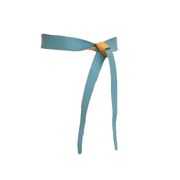 Reversible Tie Belt | Yellow & Teal-Belts-Iva Marie Creed-The Grove