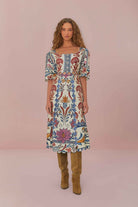 Romantic Lightness Short Sleeve Dress - Dresses - FARM Rio - The Grove