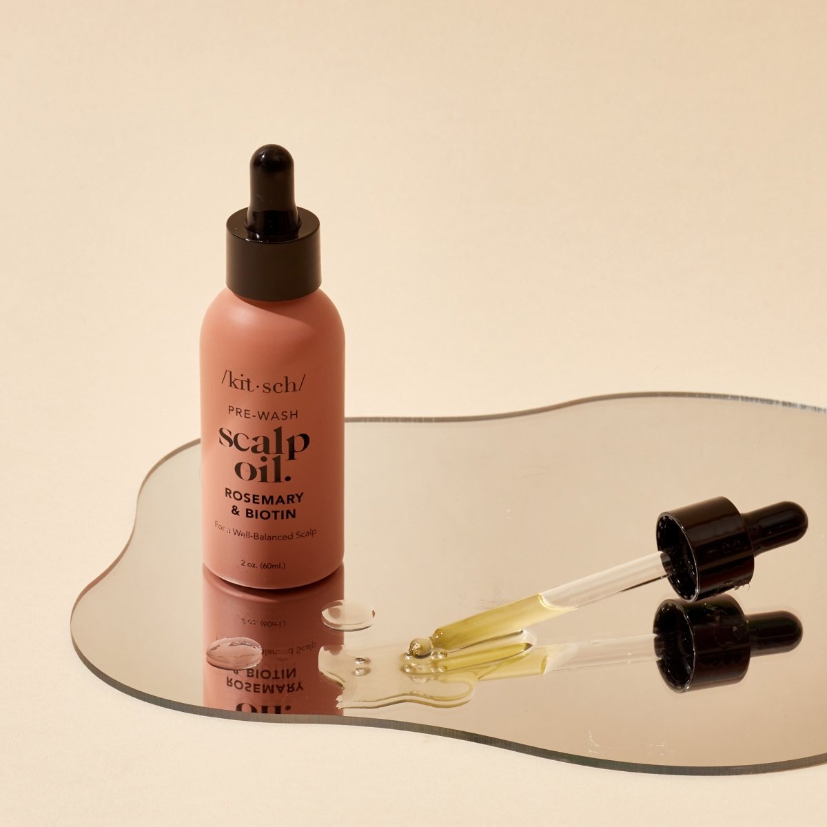 Rosemary Scalp & Hair Strengthening Oil With Biotin - Scalp Oil - KITSCH - The Grove