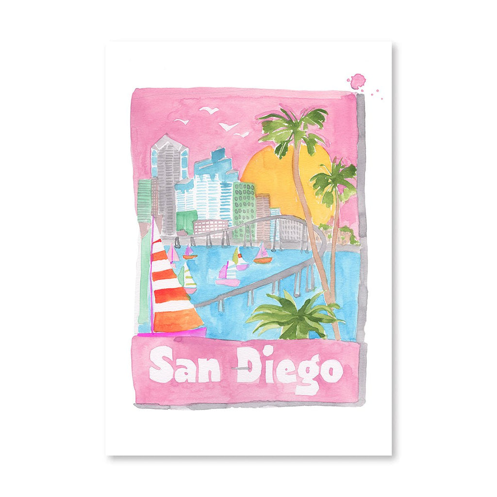San Diego Matchbook-Art Print-Furbish Studio-The Grove