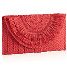 Sarah Clutch | Red - Handbags - Shiraleah - The Grove