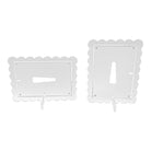 Scalloped Acrylic Frame | Clear - Picture Frames - Twist - The Grove