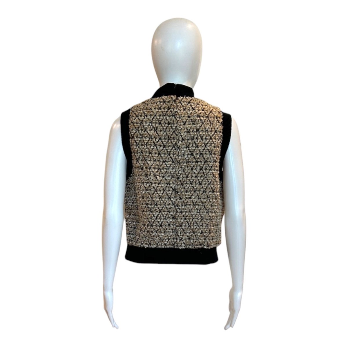 Sequins Tweed Vest - Shirts & Tops - Endless Rose - The Grove