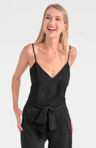 Silky Heaven Cami | Black - Shirts & Tops - Gretchen Scott - The Grove