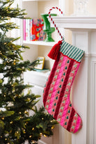 Snowwood Stripe Stocking - Holiday Stockings - Furbish Studio - The Grove