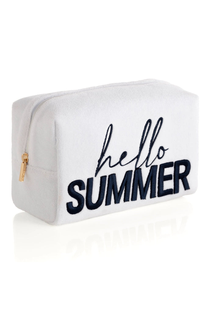 Sol Zip Pouch | Hello Summer-Cosmetic & Toiletry Bags-Shiraleah-The Grove
