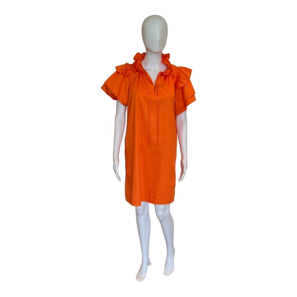 St. Maarten Dress | Tangerine-Dresses-Patty Kim-The Grove