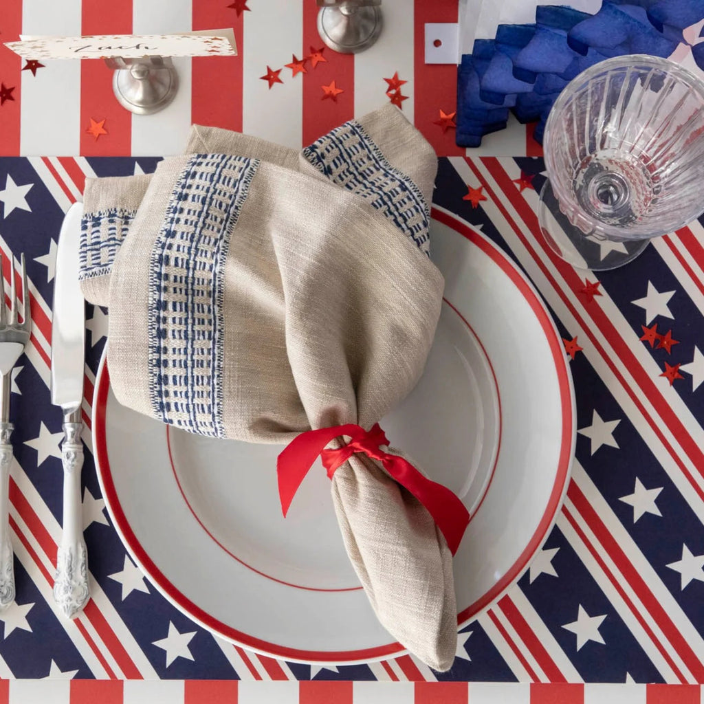 Stars and Stripes Paper Placemats-Paper Placemat-Hester & Cook-The Grove