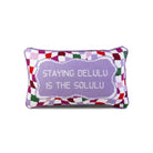 Stay Delulu Needlepoint Pillow - Throw Pillows - Furbish Studio - The Grove