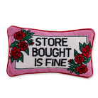 Store Bought is Fine Needlepoint Pillow - Throw Pillows - Furbish Studio - The Grove