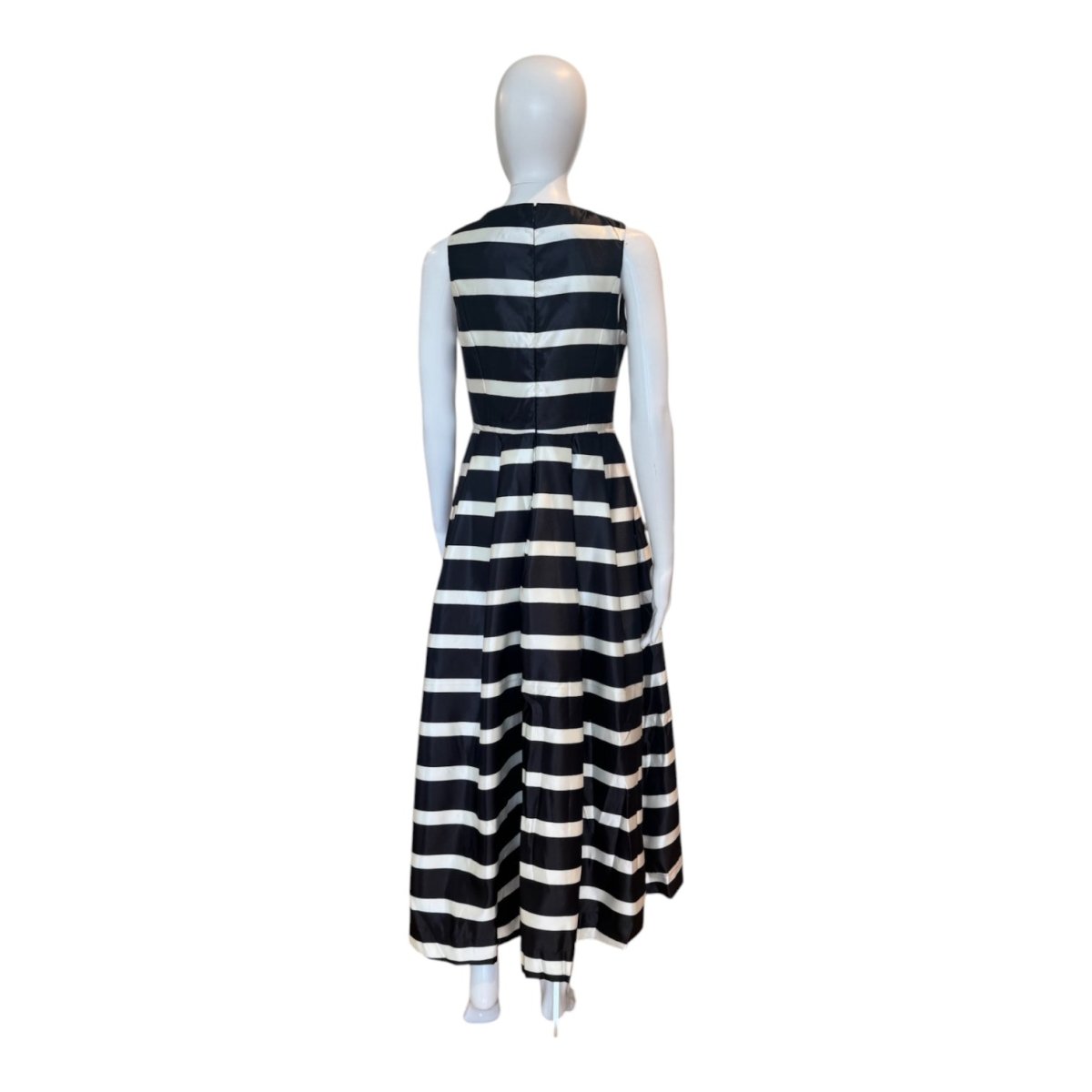 Stripe Midi Dress | Black & White - Dresses - English Factory - The Grove