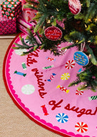 Sugar Plums Embroidered Tree Skirt - Christmas Tree Skirts - Furbish Studio - The Grove