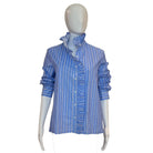 Suzette Striped Ruffle Shirt - Shirt - English Factory - The Grove