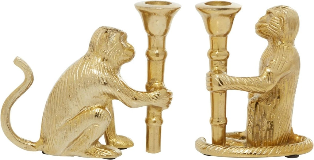 Taboo Monkey Candlesticks-Candle Holder-Twist-The Grove