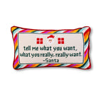 Tell Me What You Want Needlepoint Pillow - Throw Pillows - Furbish Studio - The Grove