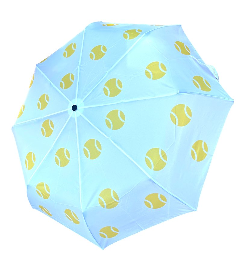 Tennis Balls Umbrella | Yellow-Umbrella-Runway Athletics-The Grove