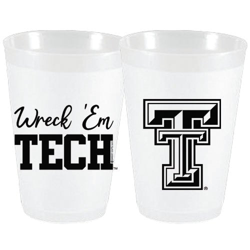 Texas Tech Wreck Em Tech Frost Flex Cups - Party Cups - Sassy Cups LLC - The Grove