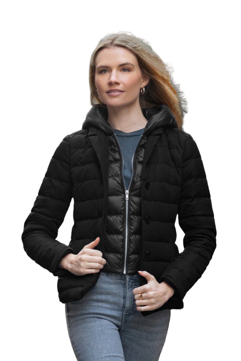 The Devon | 2 - 1 Down Jacket with removable hood - Cotes of London - The Grove