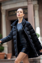 The Dorchester Down Coat with Chunky Zipper - Cotes of London - The Grove