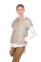 The St Ives | Down Vest Metallic Gold - Cotes of London - The Grove