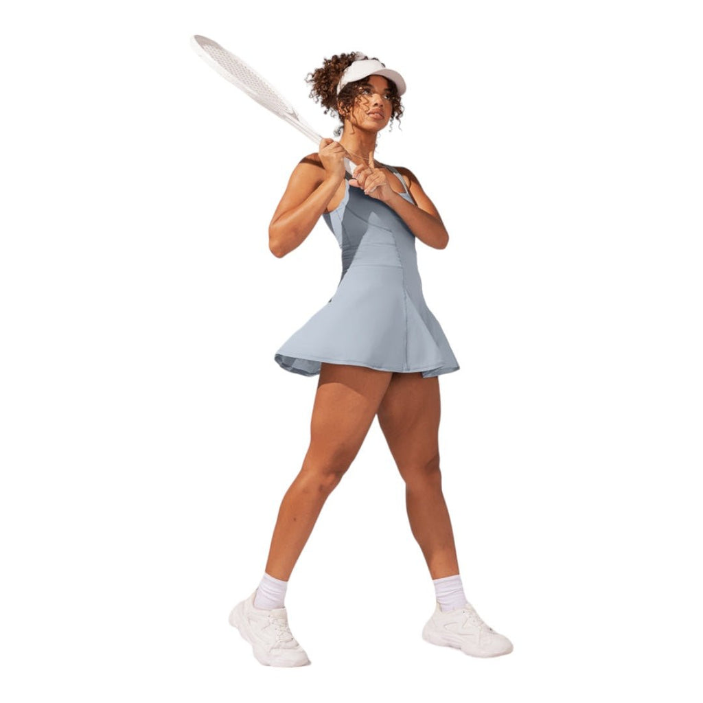 Tie-Breaker Superdress™ | Cloudy Blue-Tennis Dress-POPFLEX®-The Grove