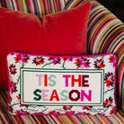 Tis The Season Needlepoint Pillow - Throw Pillows - Furbish Studio - The Grove