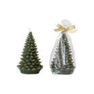 Tree Shaped Candle with Gold Tips | Medium - Candles - Creative Co - Op - The Grove