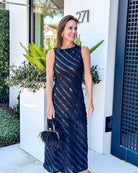 Trini Textured Maxi Dress - Dresses - English Factory - The Grove