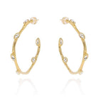 Trishelle CZ Hoop - Earrings - Sahira Jewelry Design - The Grove