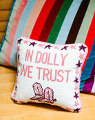 Trust Dolly Needlepoint Pillow - Throw Pillows - Furbish Studio - The Grove