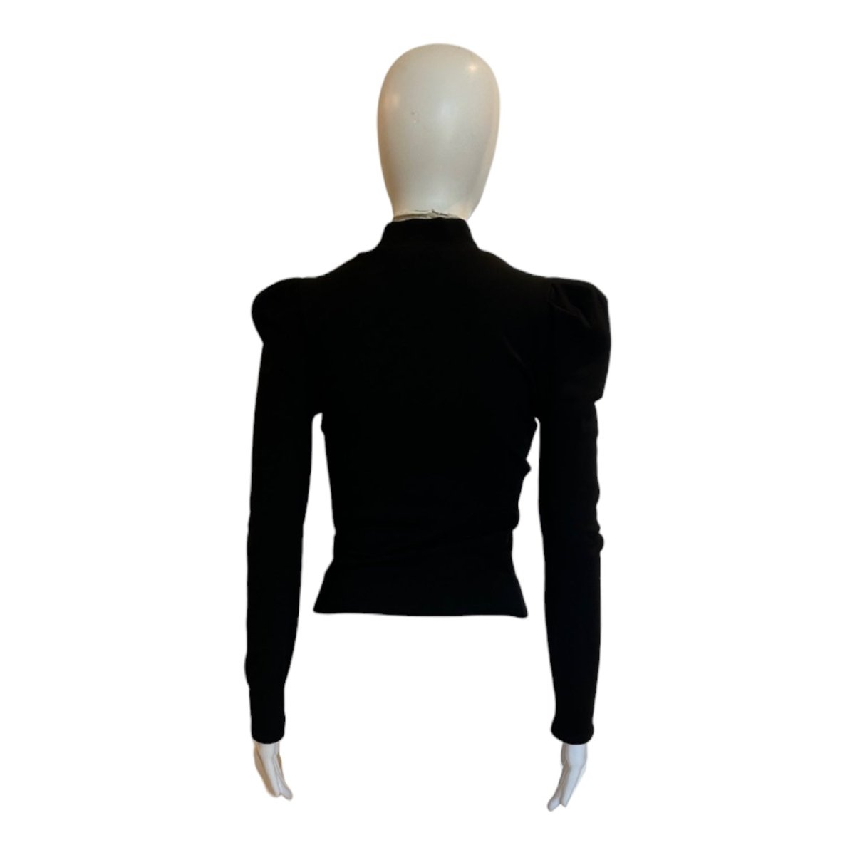 Turtleneck Rib Top | Black - Sweaters - English Factory - The Grove