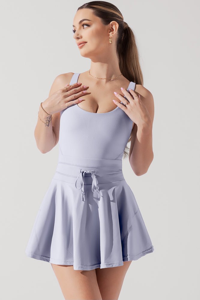 Twirl Dress | Country Blue-Tennis Dress-POPFLEX®-The Grove