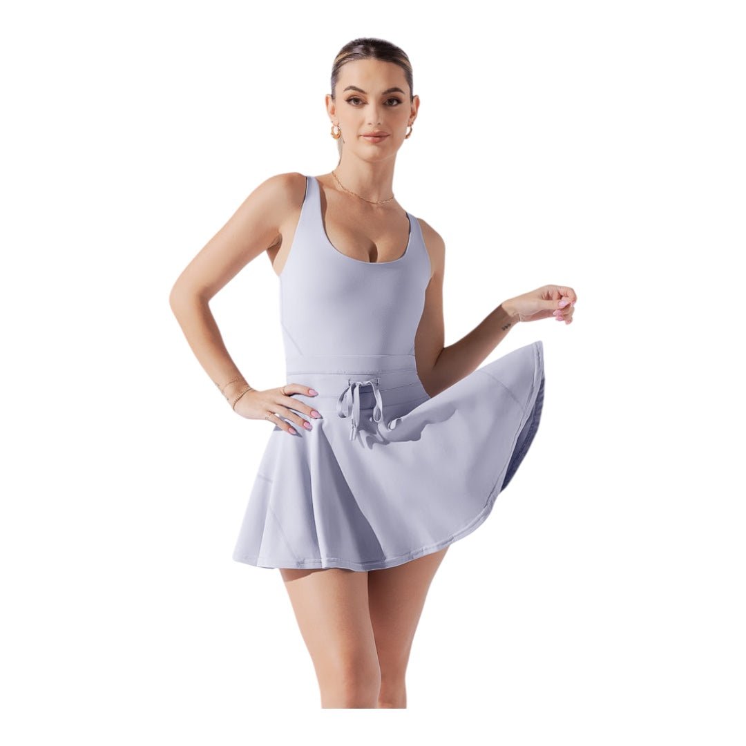 Twirl Dress | Country Blue-Tennis Dress-POPFLEX®-The Grove