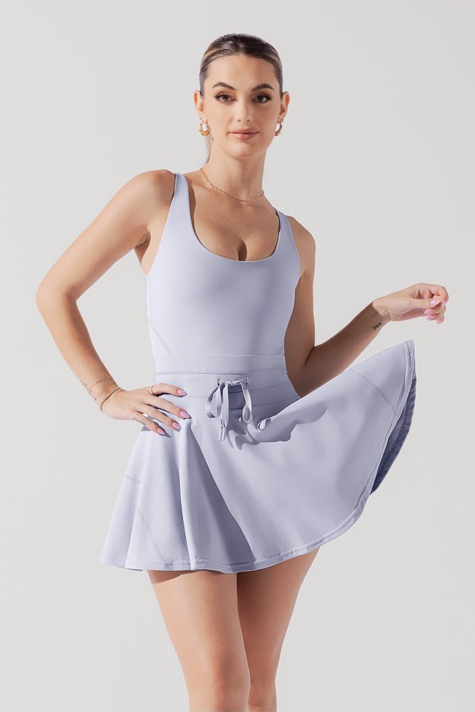 Twirl Dress | Country Blue-Tennis Dress-POPFLEX®-The Grove