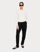 Vera Satin Jogger Pants | Black - Pants - Amanda Maria - The Grove