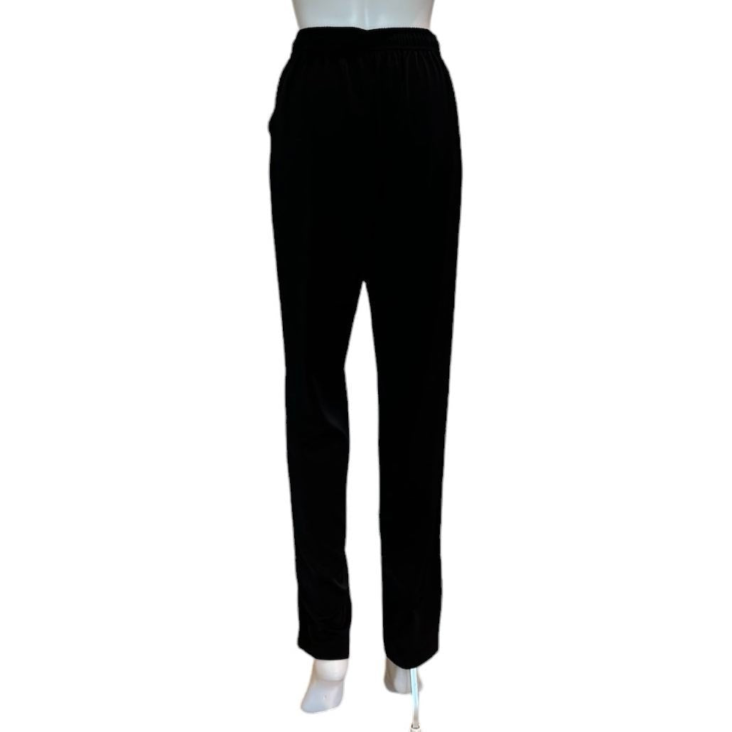 Vera Satin Jogger Pants | Black - Pants - Amanda Maria - The Grove