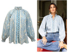 Victoire Shirt | Light Blue - Shirts & Tops - Miss June - The Grove