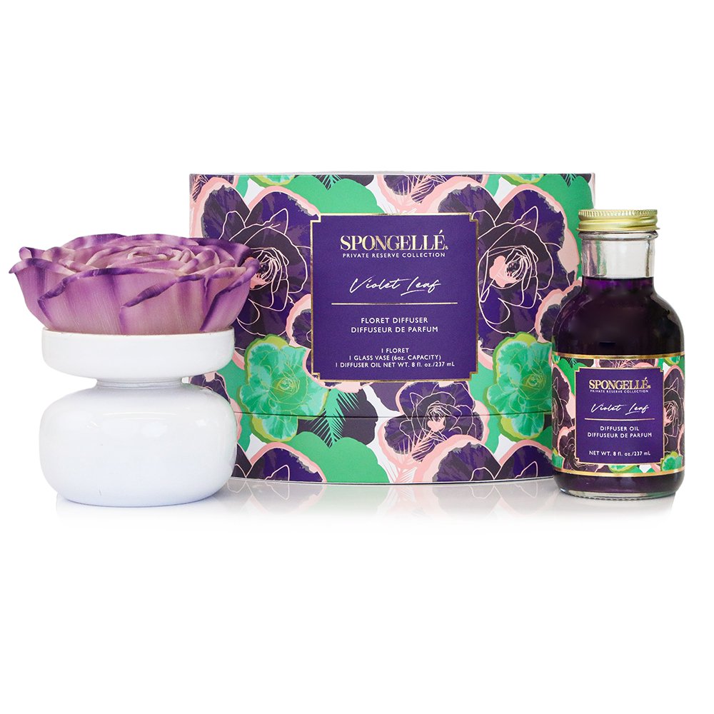 Violet Leaf | Private Reserve Diffuser - Diffuser - Spongellé - The Grove