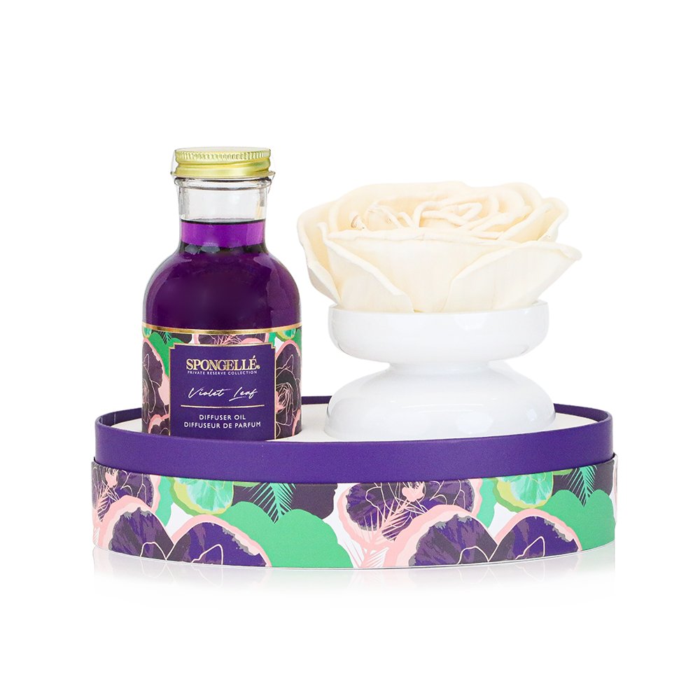 Violet Leaf | Private Reserve Diffuser - Diffuser - Spongellé - The Grove