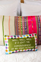 Well Well Well Needlepoint Pillow - Throw Pillows - Furbish Studio - The Grove