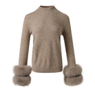 Whitney Wool & Fox Fur Sweater - Sweaters - Twist - The Grove