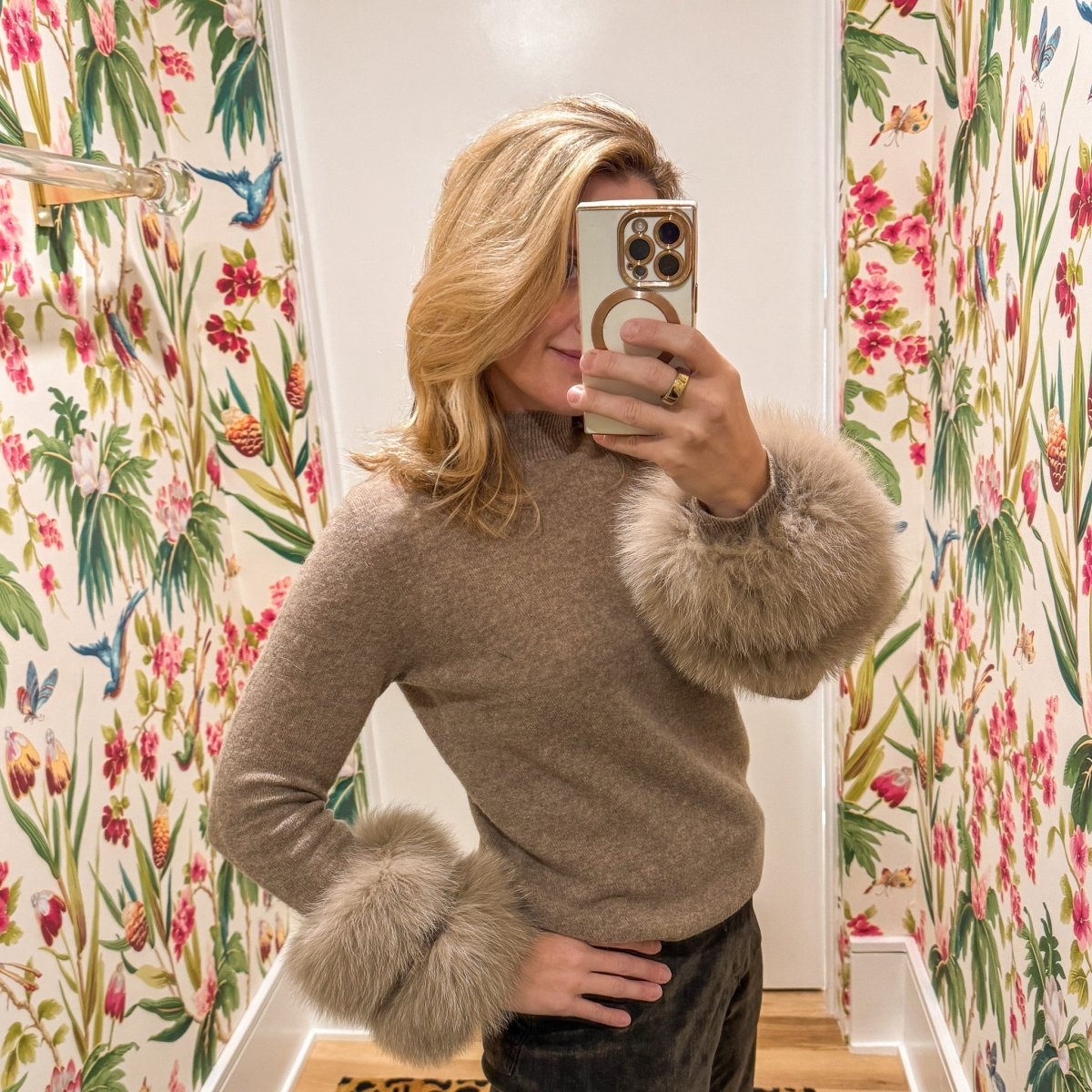 Whitney Wool & Fox Fur Sweater - Sweaters - Twist - The Grove