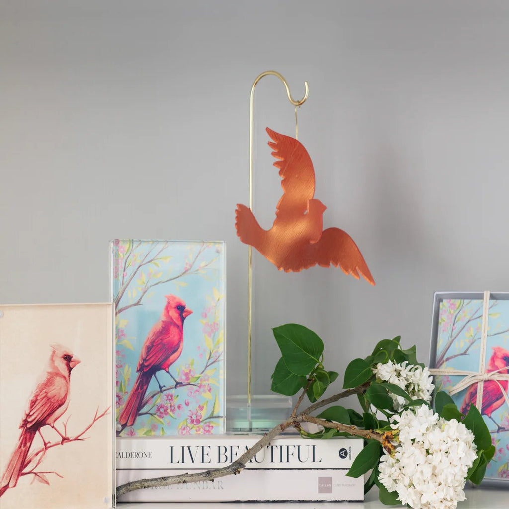 Acrylic Cardinal-Decor-Fig & Dove-The Grove