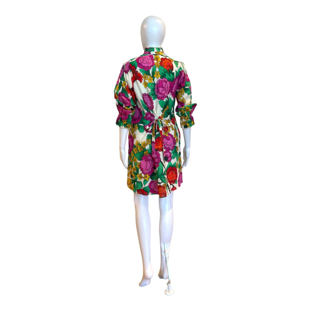 Adelina Dress | Ivory Rooftop Garden-Dresses-Flora Bea-The Grove