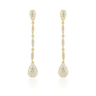 Alina CZ Drop Earring-Earrings-Sahira Jewelry Design-The Grove