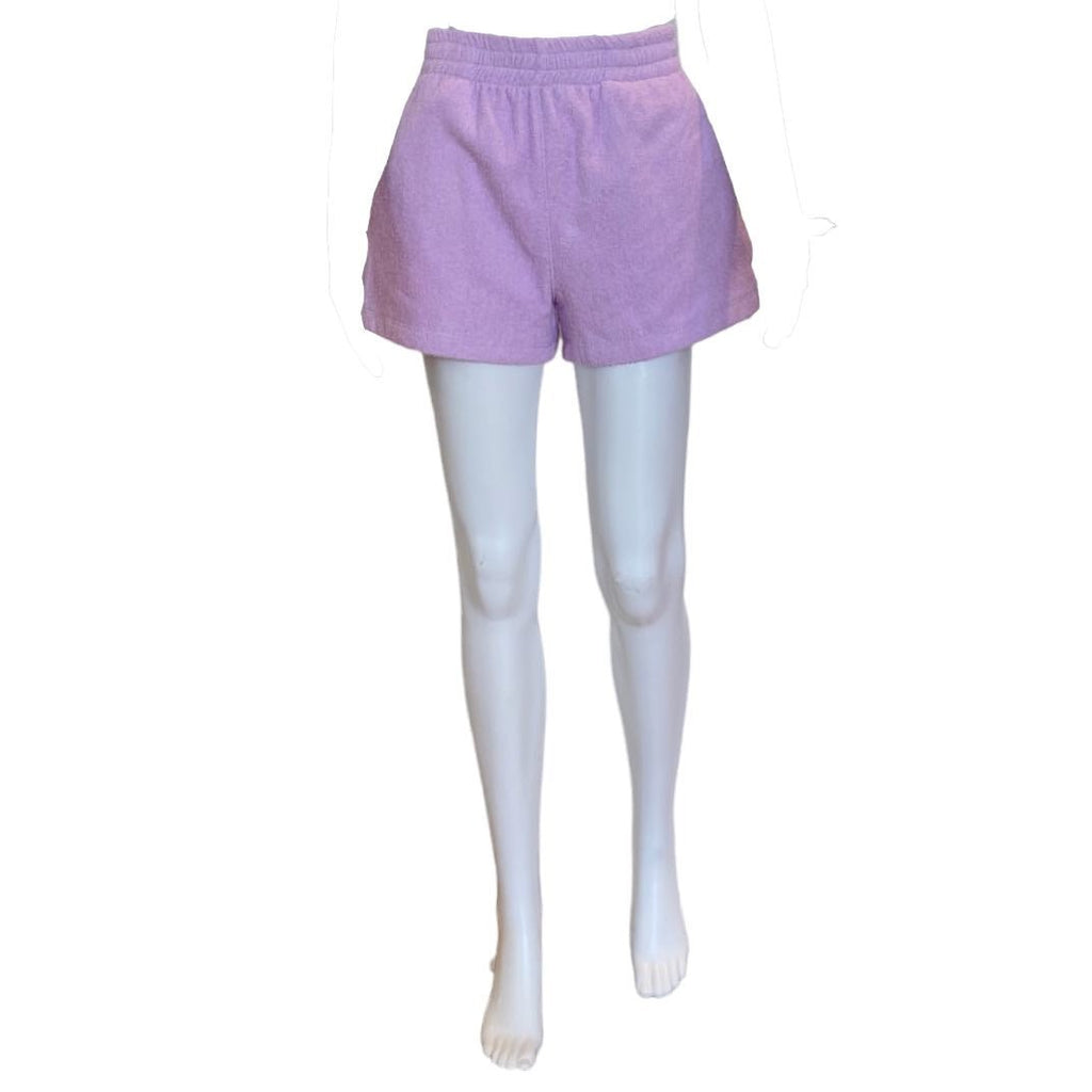 Alondra Pocket Towel Terry Shorts | Lavender-Shorts-Mantra-The Grove