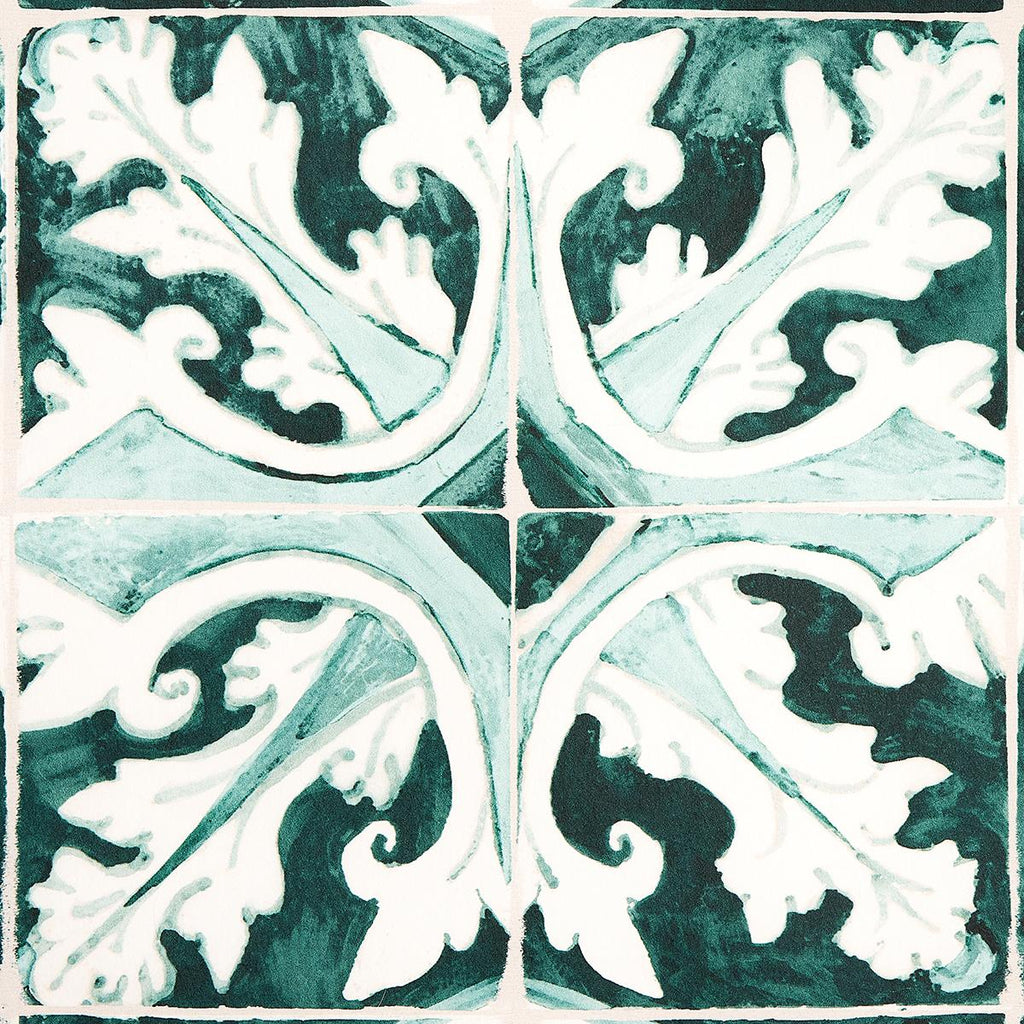 Azulejos Wallpaper-Schumacher-The Grove